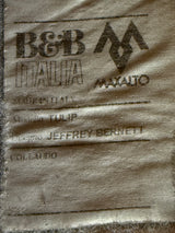 SET OF 2 JEFFREY BERNETT FOR B&B ITALIA „TULIP“ SWIVEL ARMCHAIRS IN LEATHER & STEEL, ITALY 2000s