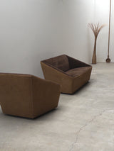 SEATING SET ARMCHAIR & SOFA ‚CURVERT‘ BY JEHS & LAUB FOR COR