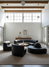 ROCHE BOBOIS „SERPENTINE“ SECTIONAL SOFA LEATHER, FRANCE 1980s