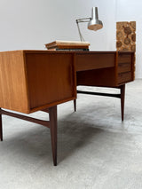 HEINRICH RIESTENPATT RT200 DESK TEAK WOOD, GERMANY 1960s