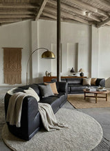 ROCHE BOBOIS „SERPENTINE“ SECTIONAL SOFA LEATHER, FRANCE 1980s