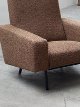 SET OF 2 PIERRE GUARICHE FOR AIRBORNE „G10“ ARMCHAIRS, FRANCE 1950s