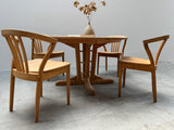 TEAM 7 DINING TABLE & 6 CHAIRS SOLID ALDER WOOD, AUSTRIA 1990s