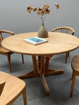 TEAM 7 DINING TABLE & 6 CHAIRS SOLID ALDER WOOD, AUSTRIA 1990s