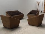 SET OF 2 ,CURVERT’ ARMCHAIRS BY JEHS & LAUB FOR COR