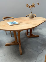 TEAM 7 DINING TABLE & 6 CHAIRS SOLID ALDER WOOD, AUSTRIA 1990s