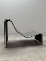 ERIC SIGFRID PERSSON FOR MÖBELKULTUR AB CHAISELONGUE LOUNGER LEATHER, SWEDEN 1970S