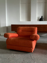 SET OF 2 JO OTTERPOHL FOR COR LOUNGE ARMCHAIRS RED & ORANGE, GERMANY 1960s