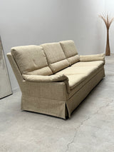 CARL STRAUB SEATING GROUP WOOL ARMCHAIR & SOFA, GERMANY 1970s