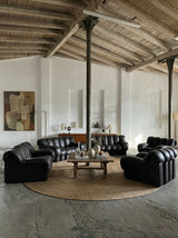 DE SEDE DS-600 „TATZELWURM“ SOFA BROWN LEATHER 24 PIECES, SWITZERLAND 1980s