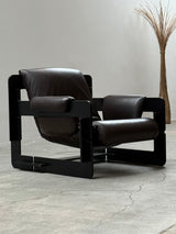 ARNE JACOBSEN FOR ASKO „ROVER“ ARMCHAIRS LEATHER ASH WOOD, FINLAND 1960s