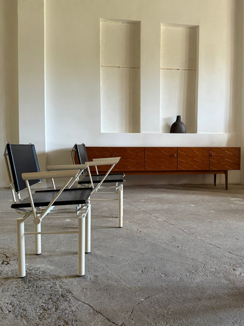 SET OF 2 HANS ULLRICH BITSCH FOR KUSCH&CO. „SERIES 8600“ ARMCHAIRS, GERMANY 1980s