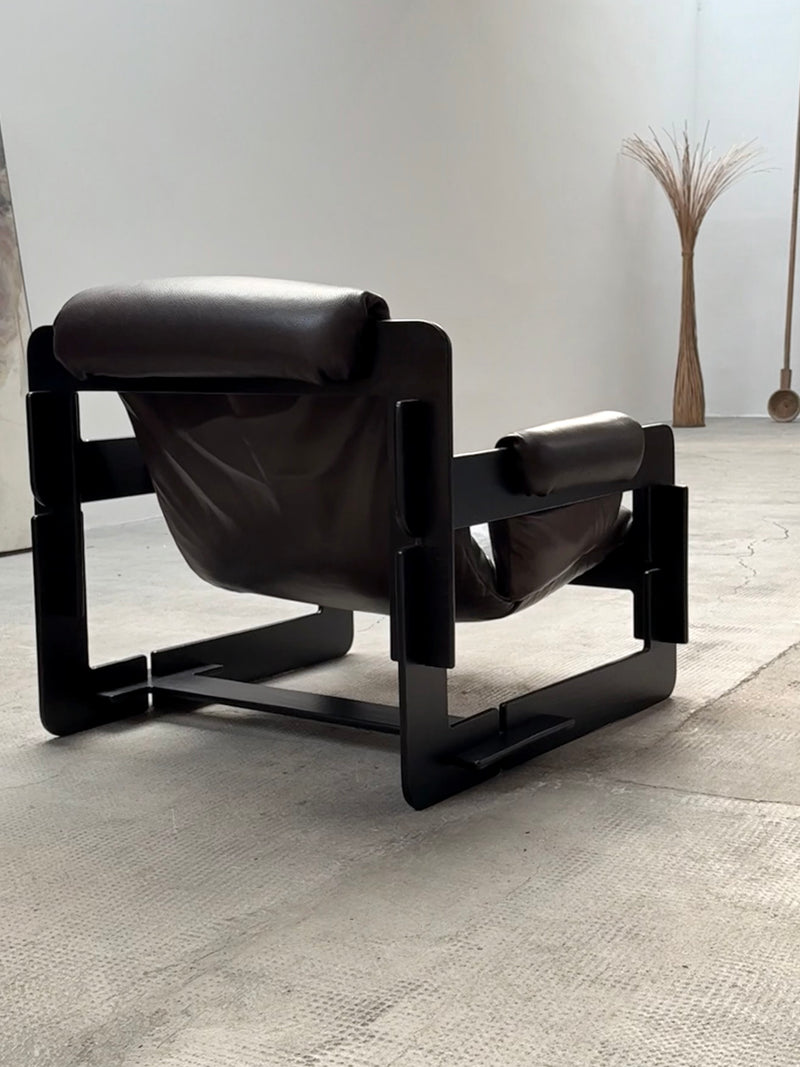 ARNE JACOBSEN FOR ASKO „ROVER“ ARMCHAIRS LEATHER ASH WOOD, FINLAND 1960s