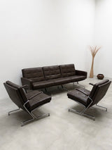 JØRGEN KASTHOLM FOR KILL INTERNATIONAL ‚JK730‘ 2-SEATER & 3-SEATER SOFA, GERMANY 1960s