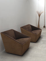 SEATING SET ARMCHAIR & SOFA ‚CURVERT‘ BY JEHS & LAUB FOR COR