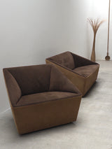 SEATING SET ARMCHAIR & SOFA ‚CURVERT‘ BY JEHS & LAUB FOR COR