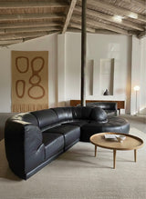 ROCHE BOBOIS „SERPENTINE“ SECTIONAL SOFA LEATHER, FRANCE 1980s