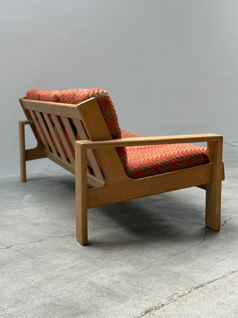 BEAUTIFUL “BONANZA” SOFA IN ITALIAN FABRIC BY ESKO PAJAMIES FOR  ASKO, FINLAND 1970s