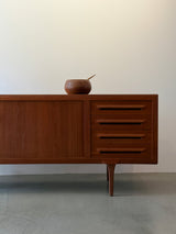 Ib-Kofod Larsen für Faarup Teak Holz Sideboard, Dänemark 1960er Jahre