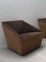 SET OF 2 ,CURVERT’ ARMCHAIRS BY JEHS & LAUB FOR COR