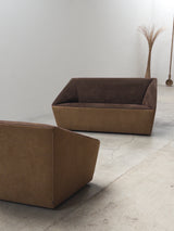 SEATING SET ARMCHAIR & SOFA ‚CURVERT‘ BY JEHS & LAUB FOR COR