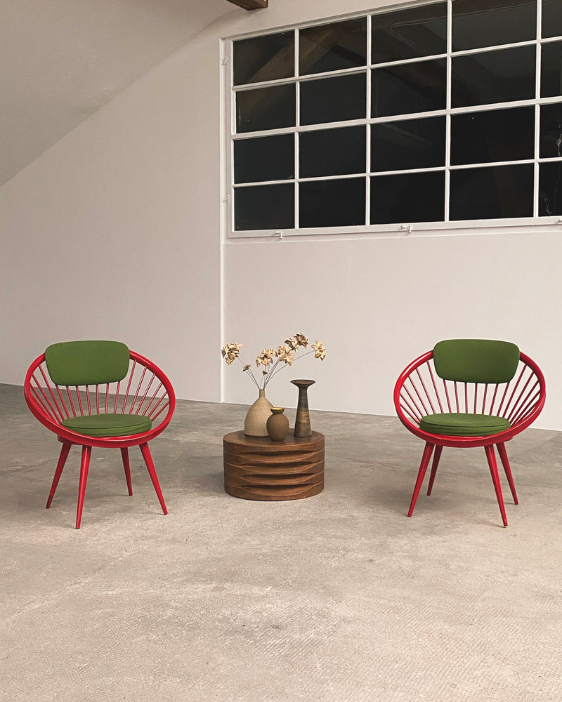 „Circle Chairs“ Yngve Ekström Für Swedese Schweden 1960er