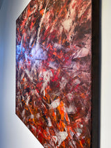 „EARTH CORE“ POWER OF LIGHTNESS No.3 100x100cm