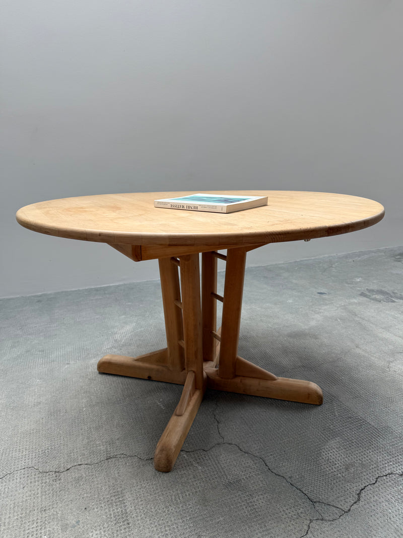 TEAM 7 DINING TABLE & 6 CHAIRS SOLID ALDER WOOD, AUSTRIA 1990s