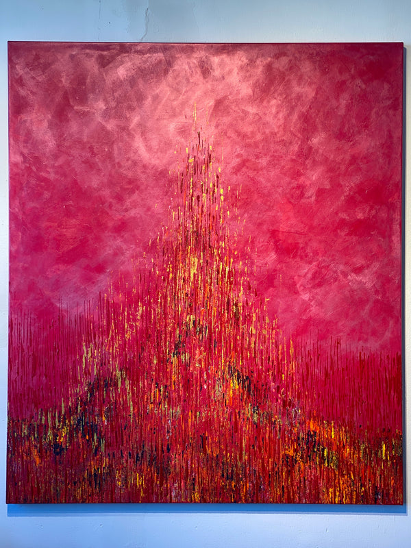 „HORIZONS No.3 “ LAVA 120x140cm 2022