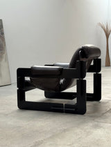 ARNE JACOBSEN FOR ASKO „ROVER“ ARMCHAIRS LEATHER ASH WOOD, FINLAND 1960s