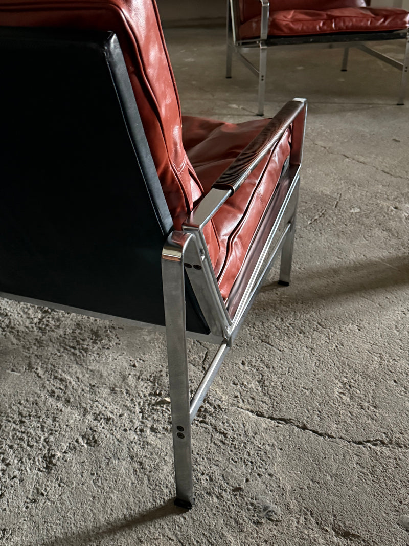PREBEN FABRICIUS & JØRGEN KASTHOLM FOR KILL INTERNATIONAL „6720“ ARMCHAIRS, GERMANY 1960s