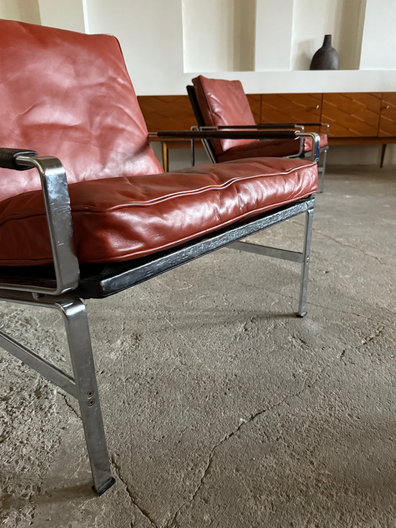 PREBEN FABRICIUS & JØRGEN KASTHOLM FOR KILL INTERNATIONAL „6720“ ARMCHAIRS, GERMANY 1960s