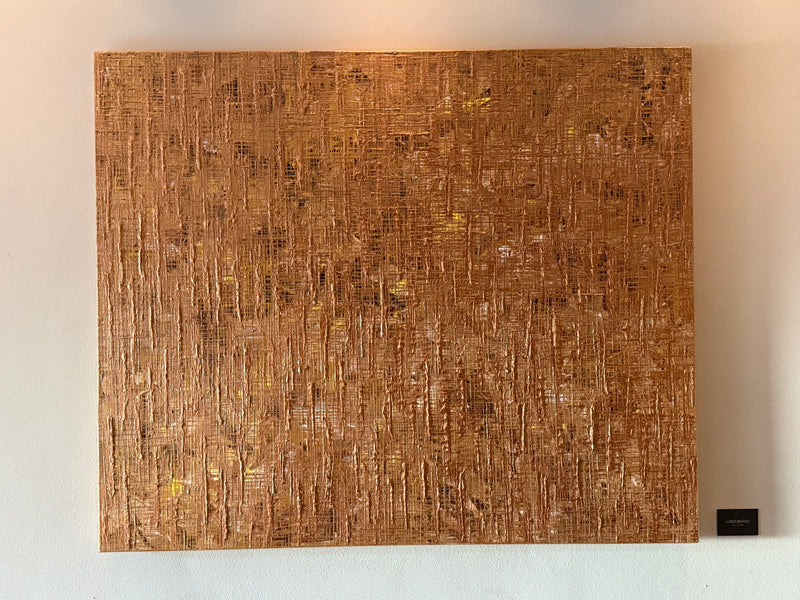„NETWORKS No.46“ COPPER ACRYL ON CANVAS