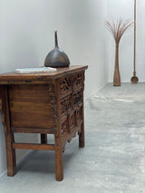 ANTIQUE CHINESE CHEST OF DRAWERS ELM WOOD QING DYNASTY