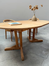 TEAM 7 DINING TABLE & 6 CHAIRS SOLID ALDER WOOD, AUSTRIA 1990s