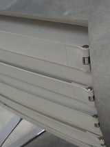 COR ‚SINUS‘ CANTILEVER LOUNGE CHAIR WHITE LEATHER CHROMED PLATED STEEL, GERMANY 1970s