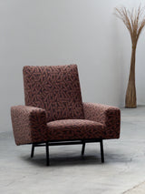 SET OF 2 PIERRE GUARICHE FOR AIRBORNE „G10“ ARMCHAIRS, FRANCE 1950s