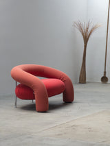 CARLO BARTOLI FOR ROSSI DI ALBIZZATE ‚TUBE‘ SOFA IN KVADRAT WOOL FABRIC, ITALY 1990s