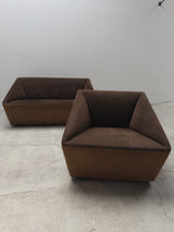 SEATING SET ARMCHAIR & SOFA ‚CURVERT‘ BY JEHS & LAUB FOR COR