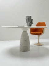 PETER DRAENERT „FINALE 1790“ MARBLE DINING TABLE ROUND 140cm, GERMANY 1970s