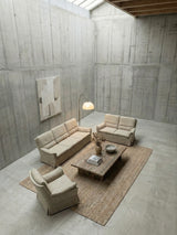CARL STRAUB SEATING GROUP WOOL ARMCHAIR & SOFA, GERMANY 1970s
