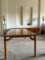 DINING SET TABLE & 8 CHAIRS SOLID WOOD CHINA 1960s