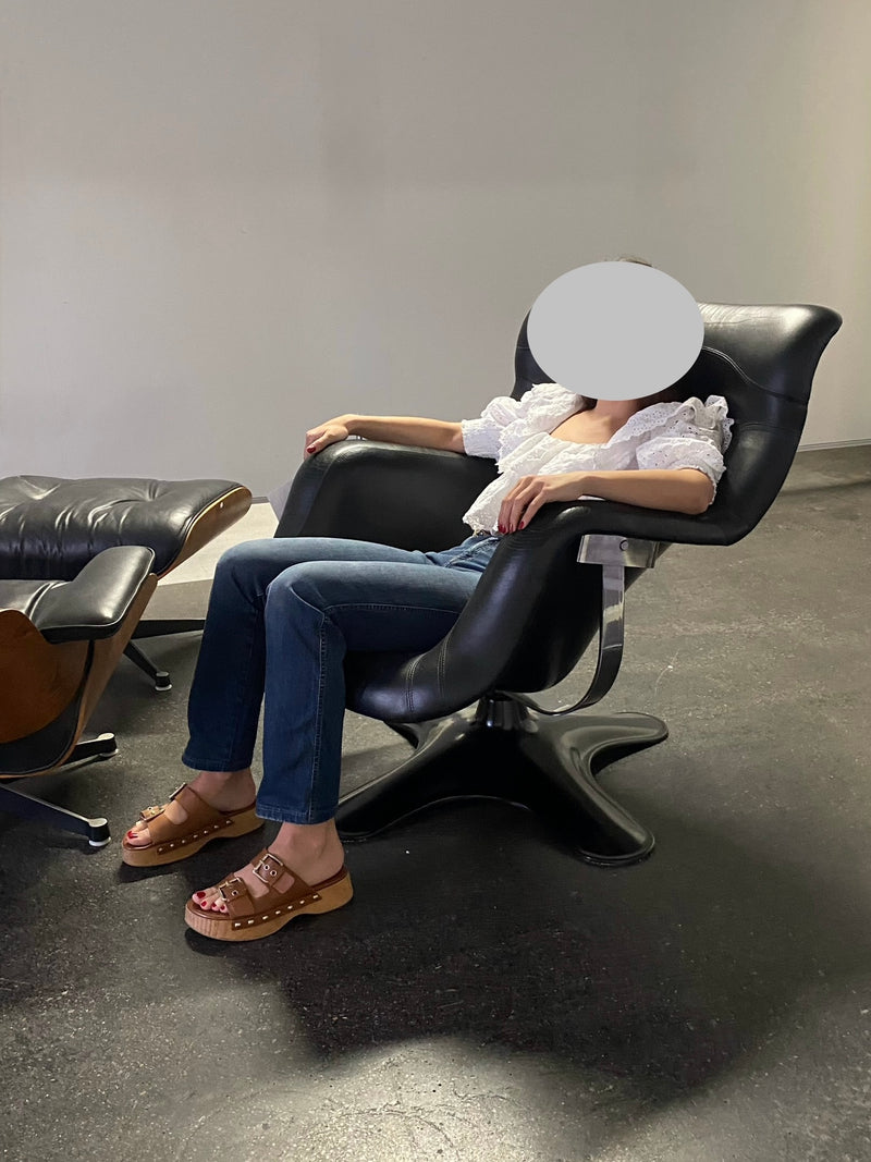 YRJÖ KUKKAPURO FOR HAIMI „KARUSELLI“ SWIVEL CHAIR, FINLAND 1960S