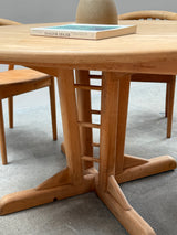 TEAM 7 DINING TABLE & 6 CHAIRS SOLID ALDER WOOD, AUSTRIA 1990s