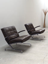 SET OF 2 JORGEN KASTHOLM ‚JK730‘ ARMCHAIRS, GERMANY 1960s