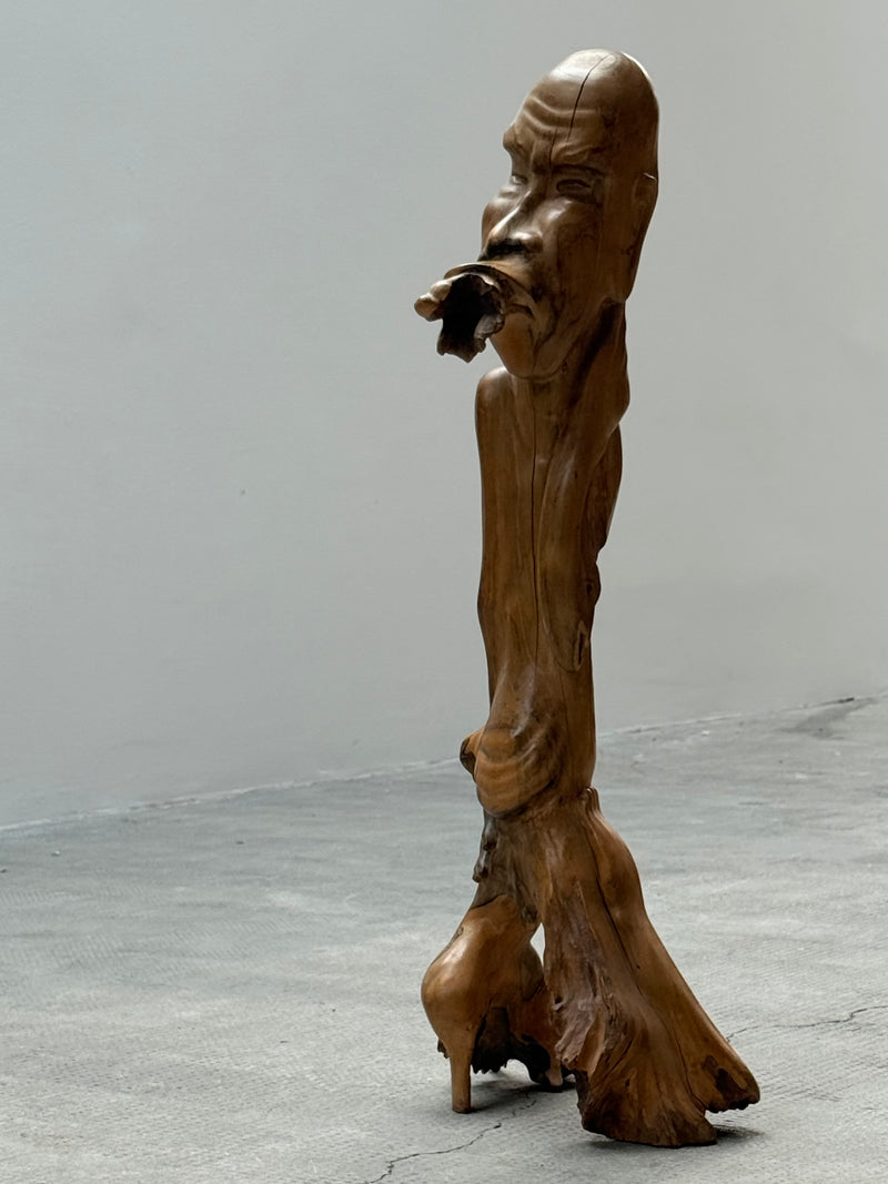 IDA BAGUS TILEM SOLID SUAR WOOD SCULPTURE CARVING BALI UBUD INDONESIA 1970s