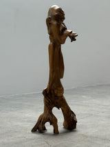 IDA BAGUS TILEM SOLID SUAR WOOD SCULPTURE CARVING BALI UBUD INDONESIA 1970s