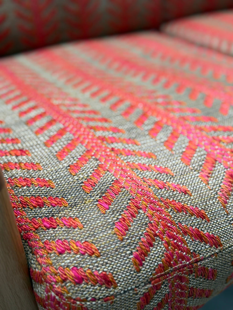 BEAUTIFUL “BONANZA” SOFA IN ITALIAN FABRIC BY ESKO PAJAMIES FOR  ASKO, FINLAND 1970s