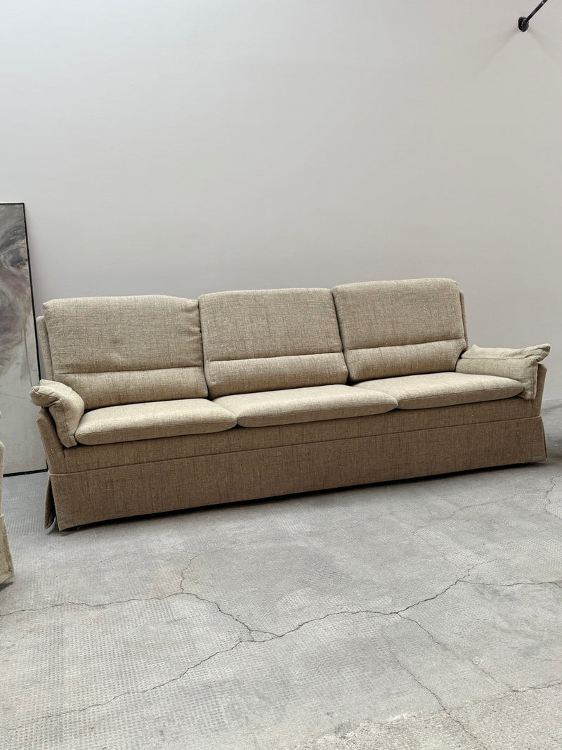 CARL STRAUB SEATING GROUP WOOL ARMCHAIR & SOFA, GERMANY 1970s