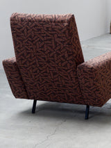 SET OF 2 PIERRE GUARICHE FOR AIRBORNE „G10“ ARMCHAIRS, FRANCE 1950s